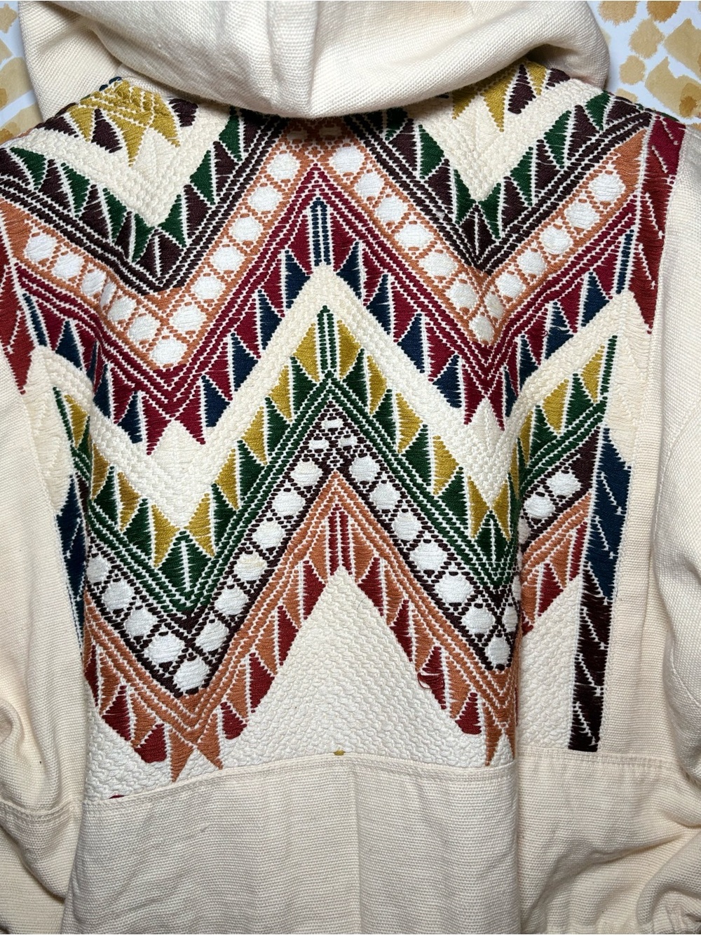 NWT Catalina Originals 100% Cotton Southwestern Embroidered Hooded UtilityJacket - Picture 9 of 12